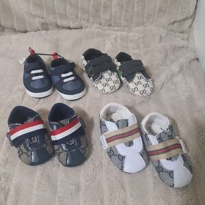 Lot Of 4 Crib Shoes
